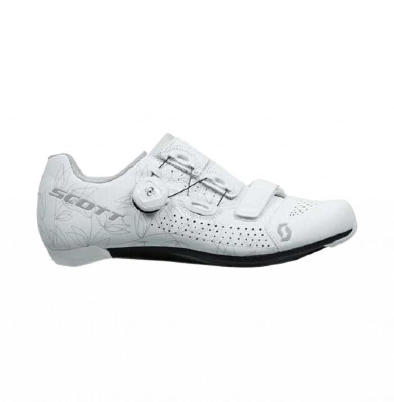 Scott Road Vertec Fietsschoenen Dames Wit Zwart Broekhuis