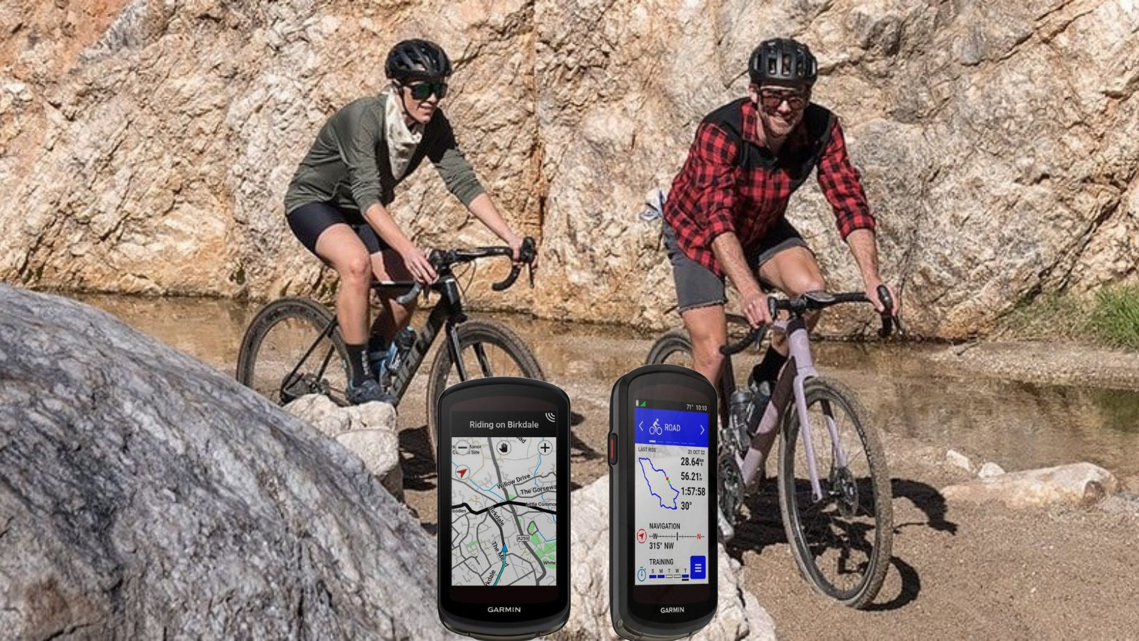 Gravelbikers met Garmin Edge 1040 en Multi-band GNSS