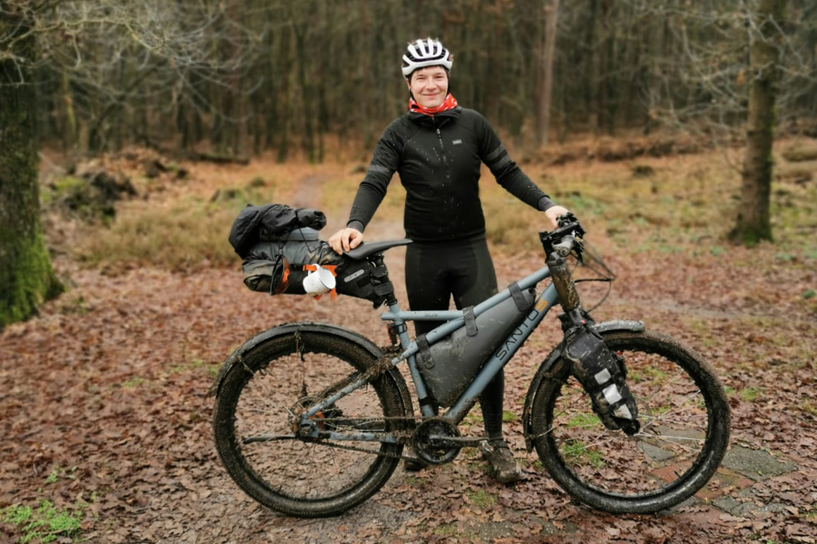 Santos SUB met Ortlieb bikepacking tassen