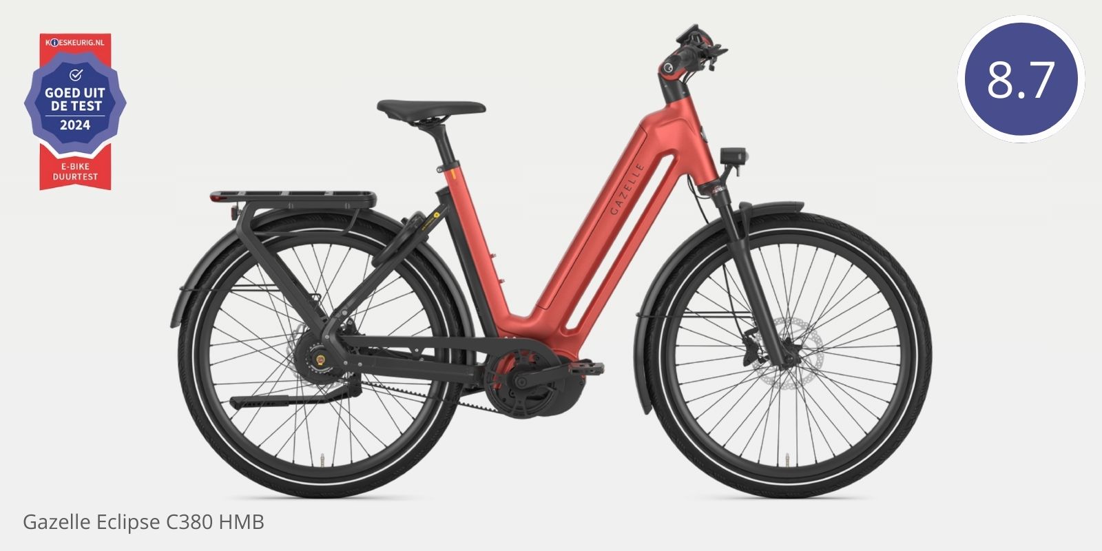 Gazelle Eclipse 380 HMB Goed uit de Test | Kieskeurig E-bike Duurtest 2024