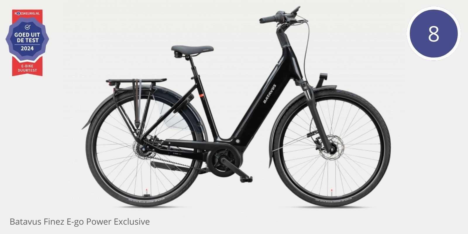 Batavus Finez E-go Power Exclusive Goed uit de Test | Kieskeurig E-bike Duurtest 2024