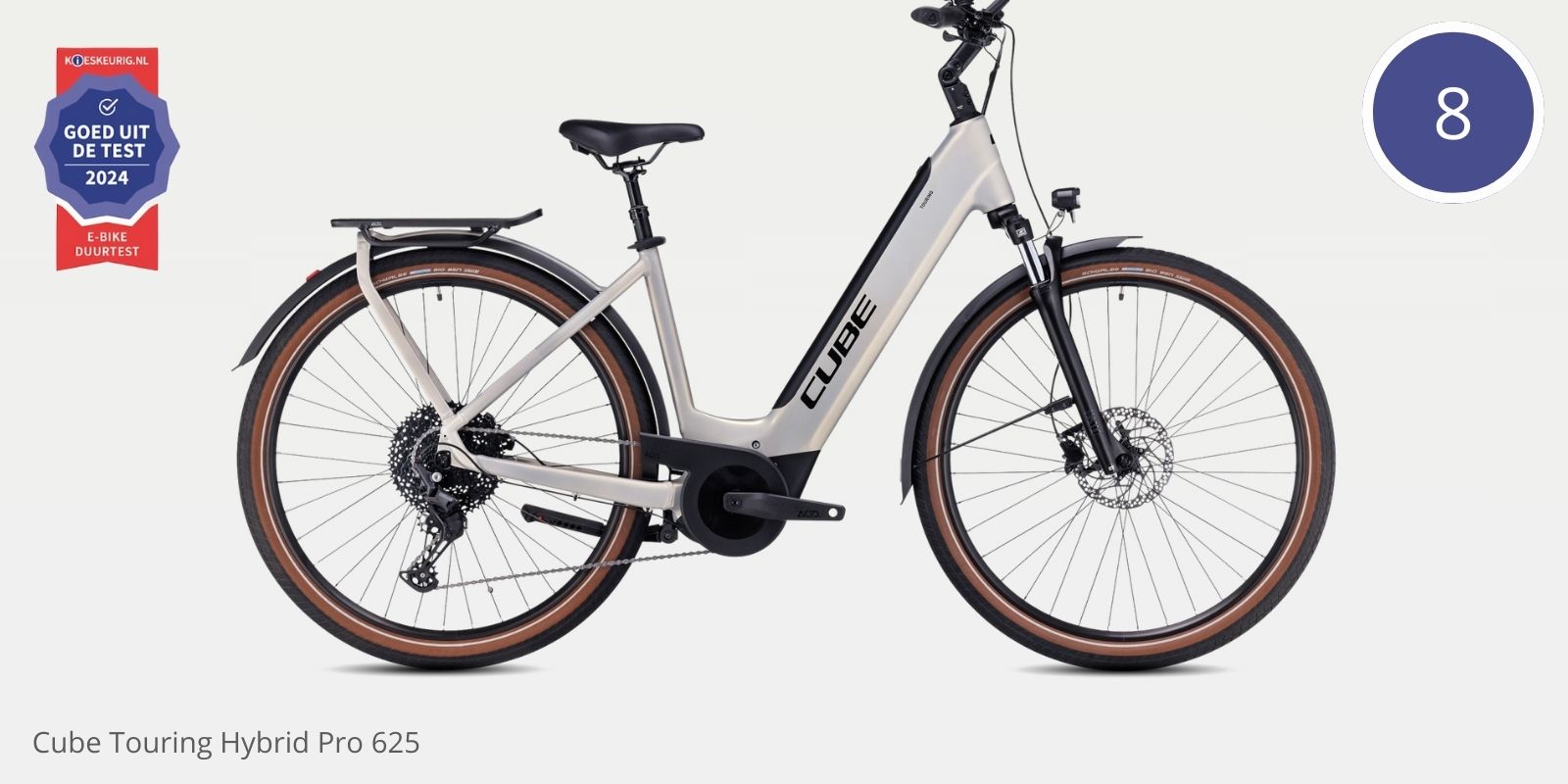 Cube Touring Hybrid Pro 625 Goed uit de Test | Kieskeurig E-bike Duurtest 2024