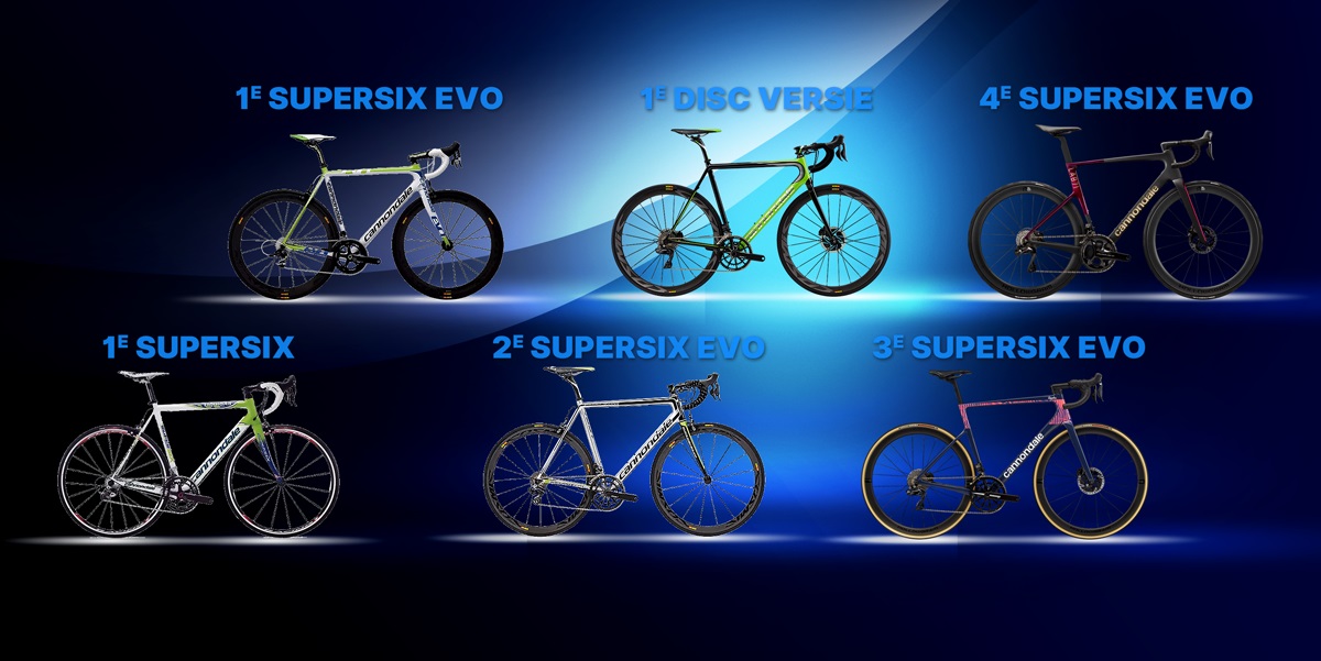 Cannondale SuperSix EVO evolutie tot generatie 4 in 2023