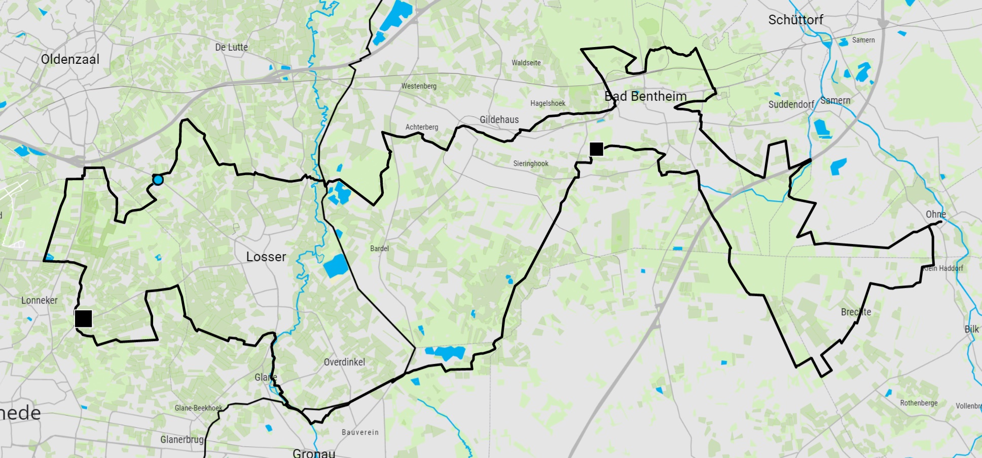 Route gravelrit Sprakeltoer 2023 100 km