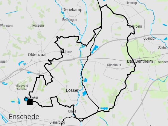 Route gravelrit Sprakeltoer 2024 85 km